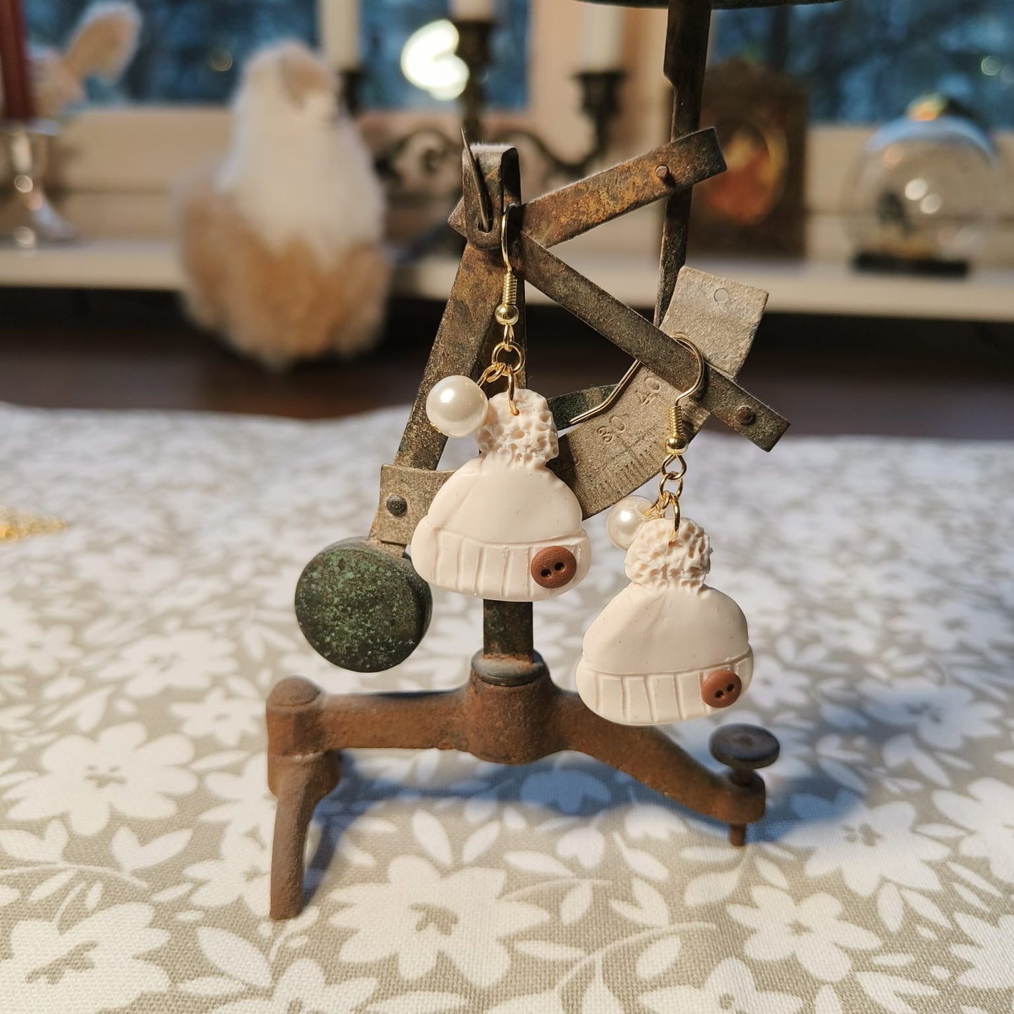 Pipo korvakorut, roikkuva helmi